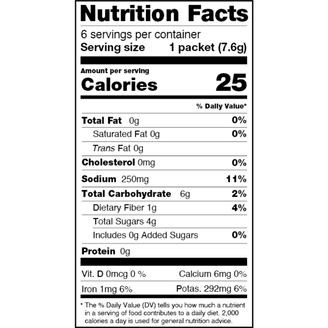 Kids Fruit Punch Sample Stick